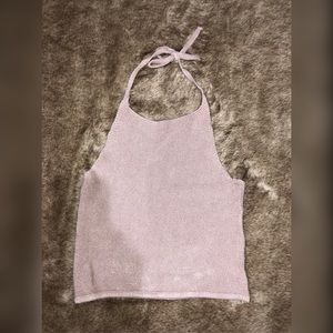 NWT Brandy Melville Alyssa dusty rose knit halter
